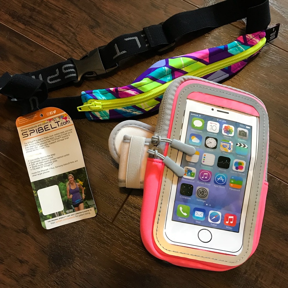 NWT set of two joggers phone pouches